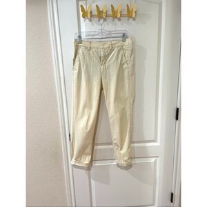 Vince butter yellow chino pants size 4